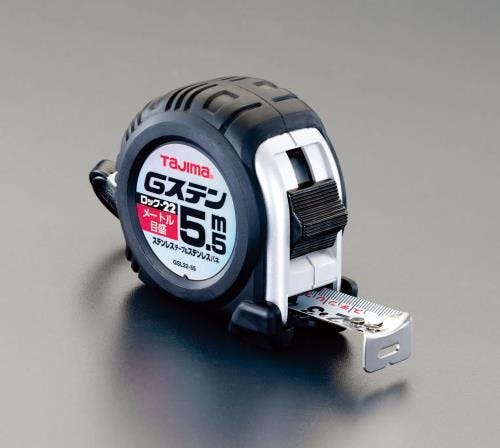 TJMデザイン(TaJIma) メジャー(ステンレス製) 25mmx5.5m EA720JG-5.5C 4548745165159【別送品】
