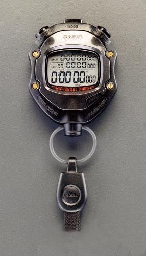 カシオ(CASIO) ストップウォッチ 1/1000秒 EA798C-19 4548745169157【別送品】