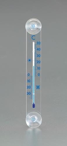 アウトドア温度計 200x30mm EA728GH-1 4548745172560【別送品】