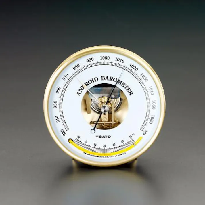 佐藤計量器製作所 気圧計 φ158x50mm EA742BD-1 4548745213379【別送品】