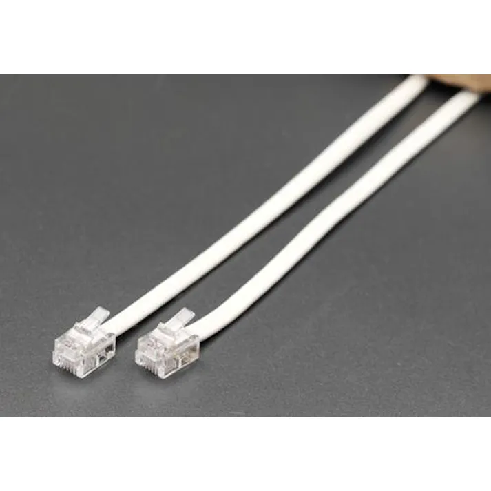 ミヨシ モジュラーコード(6極4芯) 10m EA764CA-10 4548745223682【別送品】