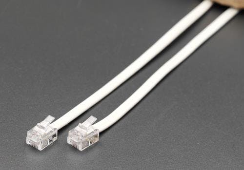 ミヨシ モジュラーコード(6極4芯) 20m EA764CA-20 4548745223699【別送品】