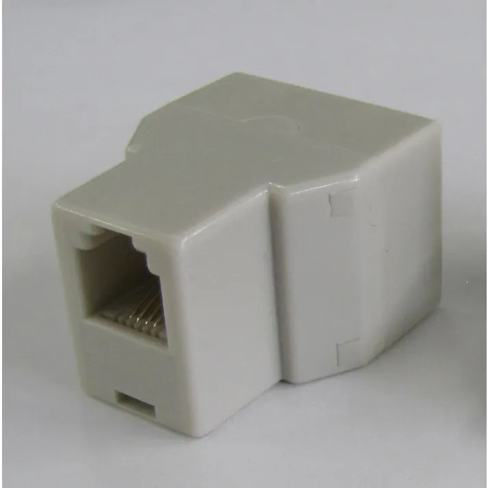 ミヨシ モジュラーコード2分配アダプター(6極4芯) EA764CB-2 4548745223712(CDC)【別送品】