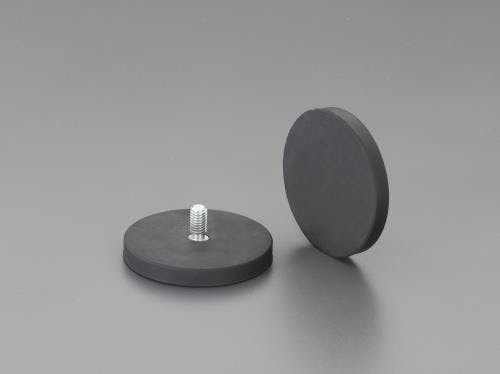 強力マグネット(2個) φ43x6.0mm/M6x0.8/8.5kgf EA781EE-62 4548745271935【別送品】