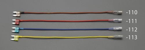 自動車用ミニ平型ヒューズ電源(10本) 3A/7.5A EA758ZR-110 4548745282566【別送品】