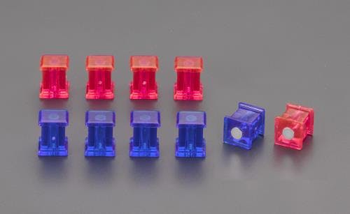 押しピン型マグネット(10個) 14x14x17mm EA781GB-52 4548745282917【別送品】