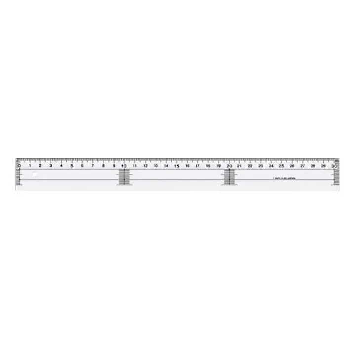 ライオン事務器(LION) 30cm 定規(アクリル製) EA720YP-30 4548745364866(CDC)【別送品】