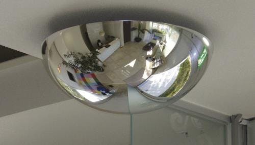 コミー(Komy) ドーム型防犯ミラー(アクリル製) φ690x311mm EA724ZK-2 4548745366037【別送品】