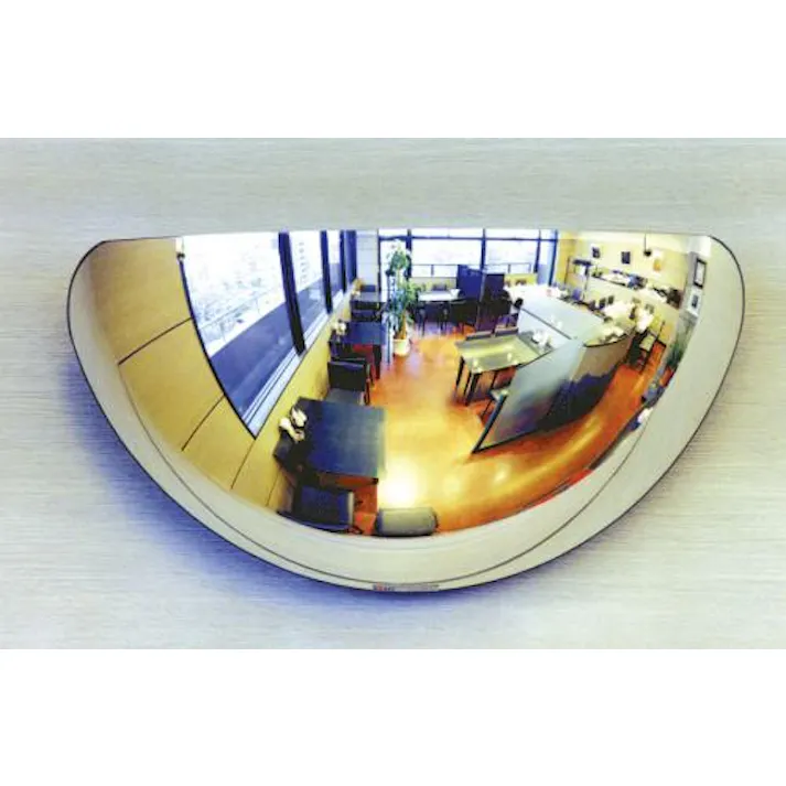 コミー(Komy) 曲面ミラー(壁面取付型・アクリル製) 480x247mm EA724ZK-5 4548745366044【別送品】