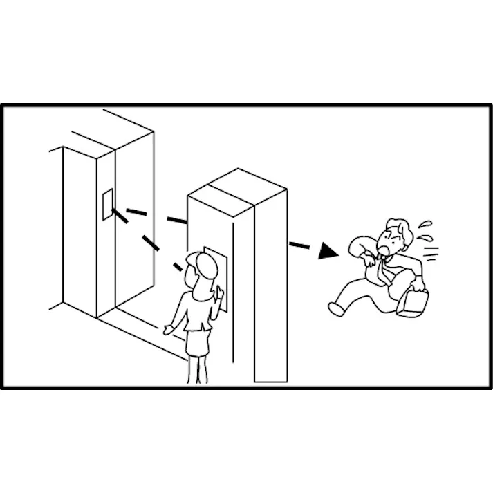 コミー(Komy) フラット型凸面機能ミラー(前柱用) 85x205mm EA724ZK-52 4548745366297【別送品】