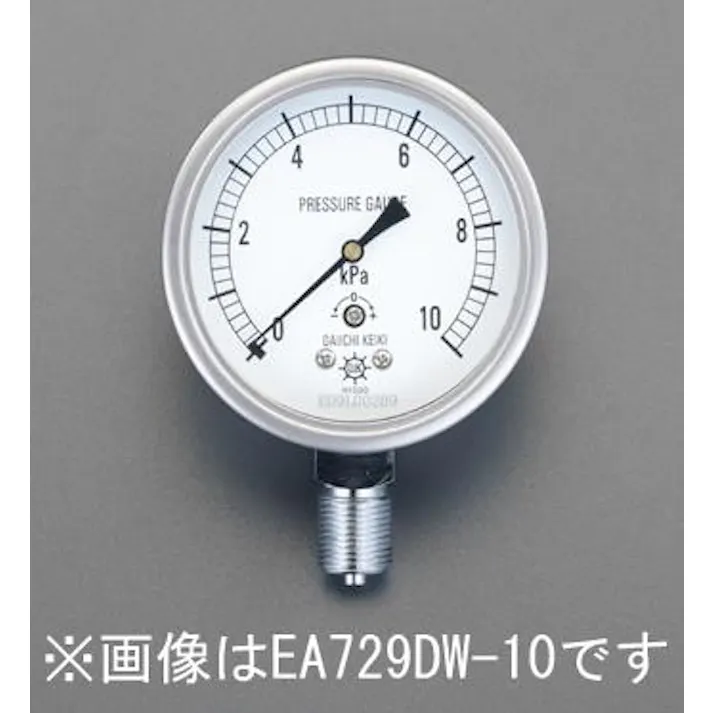 ESCO G 3/8"/ 75mm/0-1.0KPa 微圧計 EA729DW-1 4548745367300(CDC)【別送品】