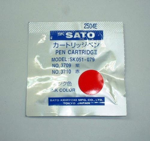 佐藤計量器製作所 温湿度 記録計用カートリッジペン [赤] EA742S-12 4548745367881【別送品】