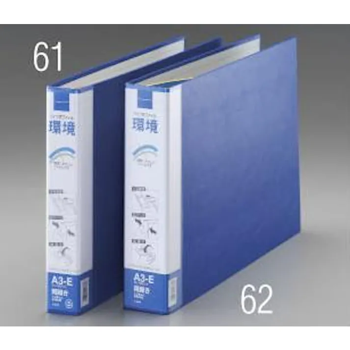 ライオン事務器(LION) 両開きパイプ式ファイル(300枚) A3/E型 EA762CL-61 4548745373769【別送品】