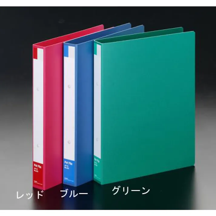 ライオン事務器(LION) リングファイル(赤) A4/S型 EA762CM-21B 4548745373820【別送品】