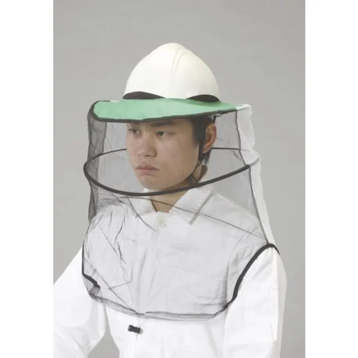 トーヨーセフティー 防蜂ネット(ヘルメット取付型) 440x340x340mm EA768H-2 4548745378955【別送品】