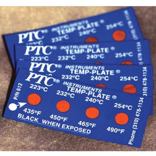 温度管理用ラベル(10枚) 223・232・240・254℃ EA722ZA-9 4548745578010【別送品】