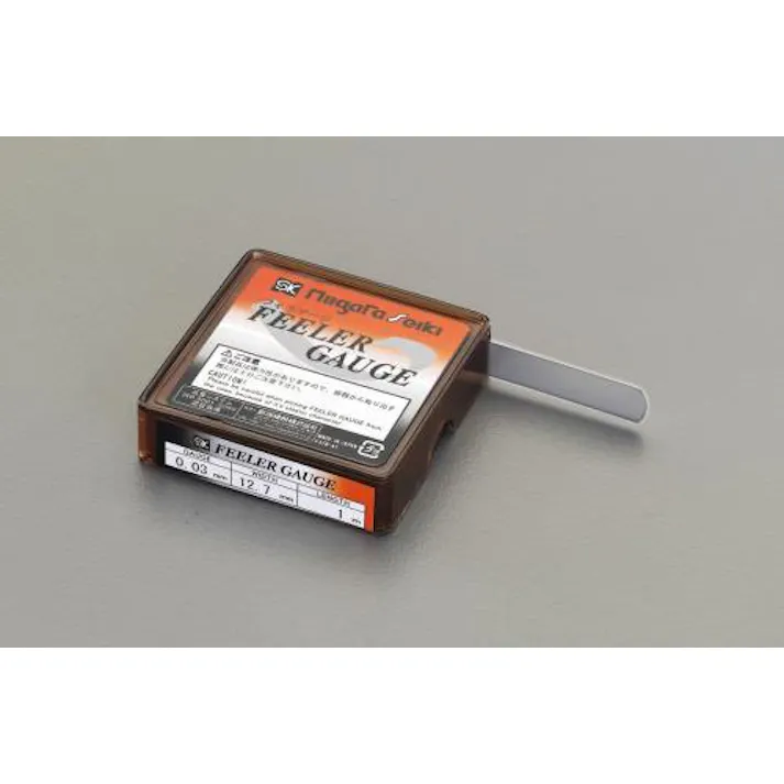 新潟精機 フィラゲージ(ステンレス製) 0.08mm/12.7mmx1m EA725RH-8 4548745595017【別送品】