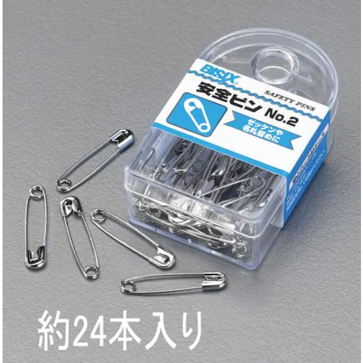 ESCO 44mm 安全ピン(24本) EA762FC-104 4548745627503(CDC)【別送品】