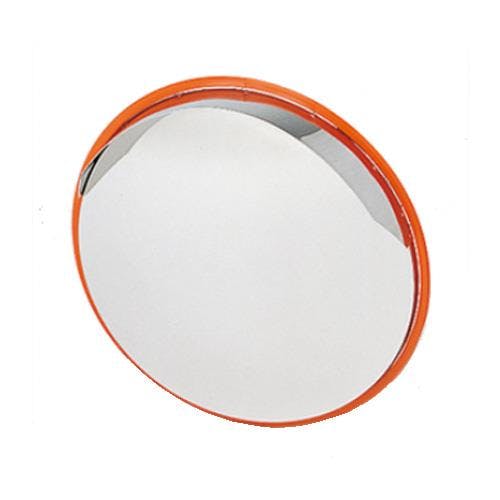 信栄物産 凸面ミラー(丸型・ステンレス製/オレンジ) φ325mm EA724ZT-1 4548745748949【別送品】