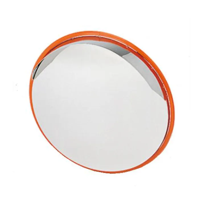 信栄物産 凸面ミラー(丸型・ステンレス製/オレンジ) φ433mm EA724ZT-2 4548745748956【別送品】