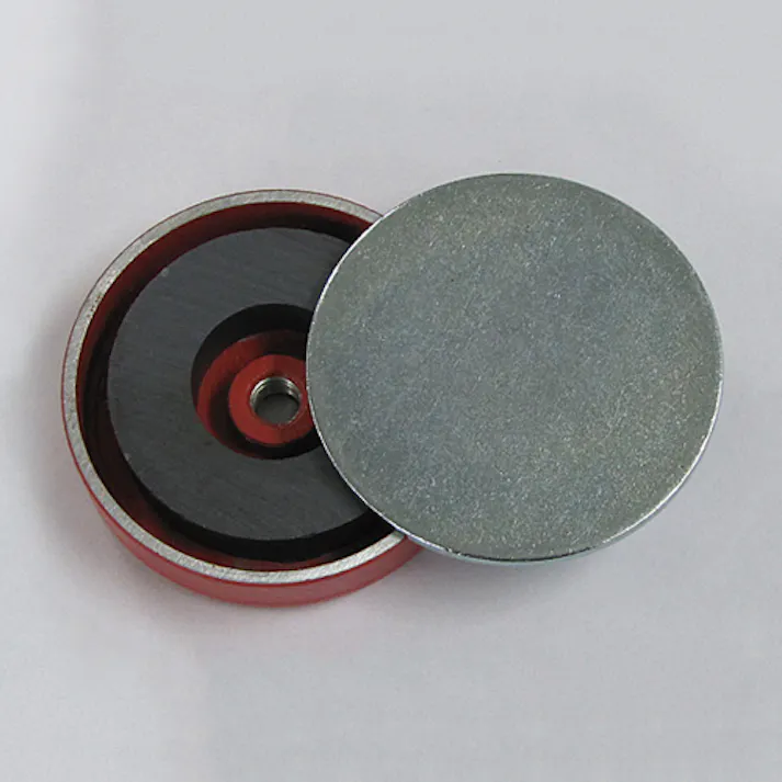 強力マグネットフック φ46x10.7mm/60N EA781ED-1 4548745767933【別送品】