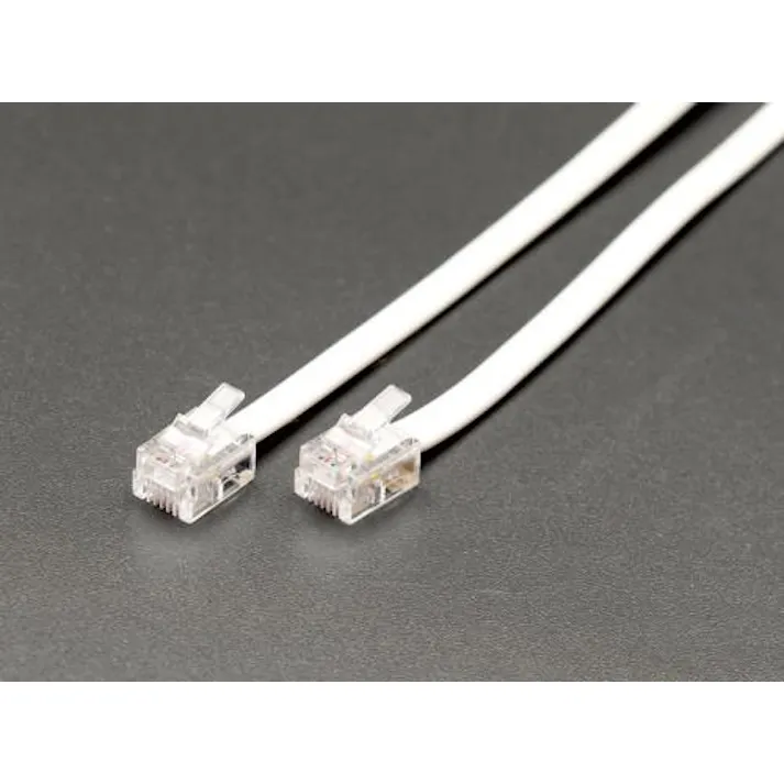 ミヨシ 1 m モジュラーコード(6極4芯) EA764CA-1 4548745783216(CDC)【別送品】