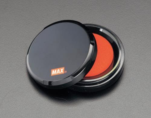 マックス(MAX) 瞬乾朱肉 φ63mm EA762AD-10 4548745825176【別送品】