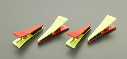 マイゾックス(myzox) ポイントクリップ 60・64mm幅ロッド用 (赤/黄/4個入) EA720ME-44 4548745861228【別送品】