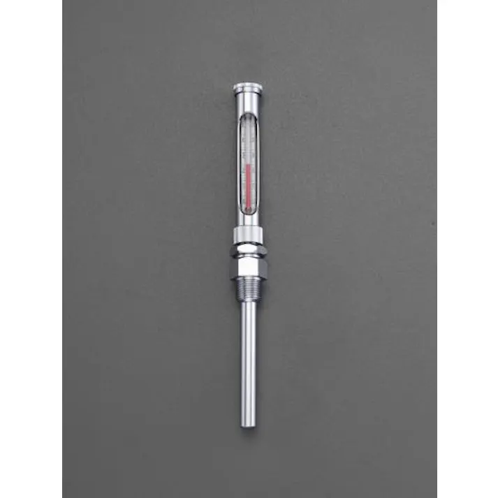 ESCO -20-50゚C/100mm 温度計・丸型保護枠付(直型) EA727AD-2 4548745924060(CDC)【別送品】