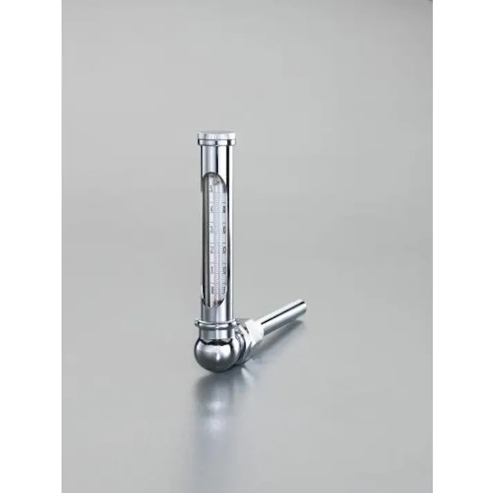 ESCO 0- 50゚C/150mm 温度計・丸型保護枠付(L型) EA727AD-16 4548745926279(CDC)【別送品】