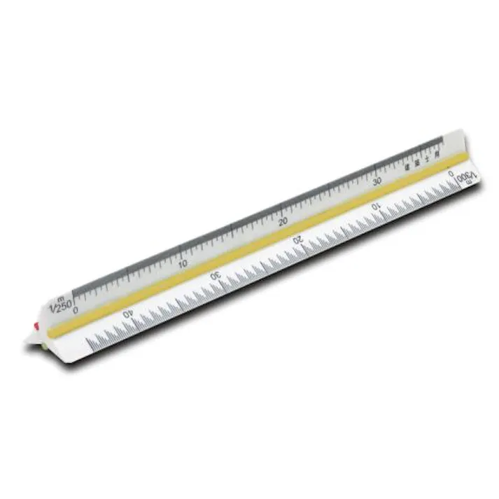 新潟精機 30cm 三角スケール EA736BA-2 4548745967180(CDC)【別送品】