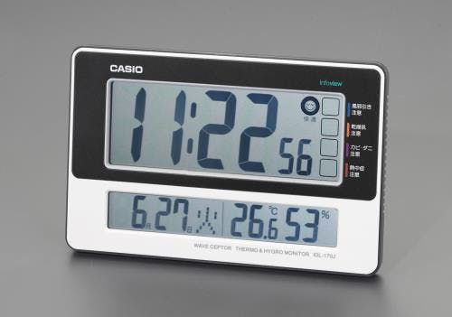 カシオ(CASIO) 掛・置兼用時計 149x230x27mm [電波] EA798CA-123 4550061048351【別送品】