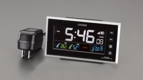 新品／シチズンCITIZEN電波時計8RZ199-019デジタル置掛兼用 温湿度 楽天市場】シチズン リズム 置き掛け兼用時計 デジタル 電波時計