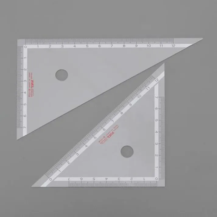 ESCO 120mm 三角定規セット EA736AB-2 4550061070826(CDC)【別送品】