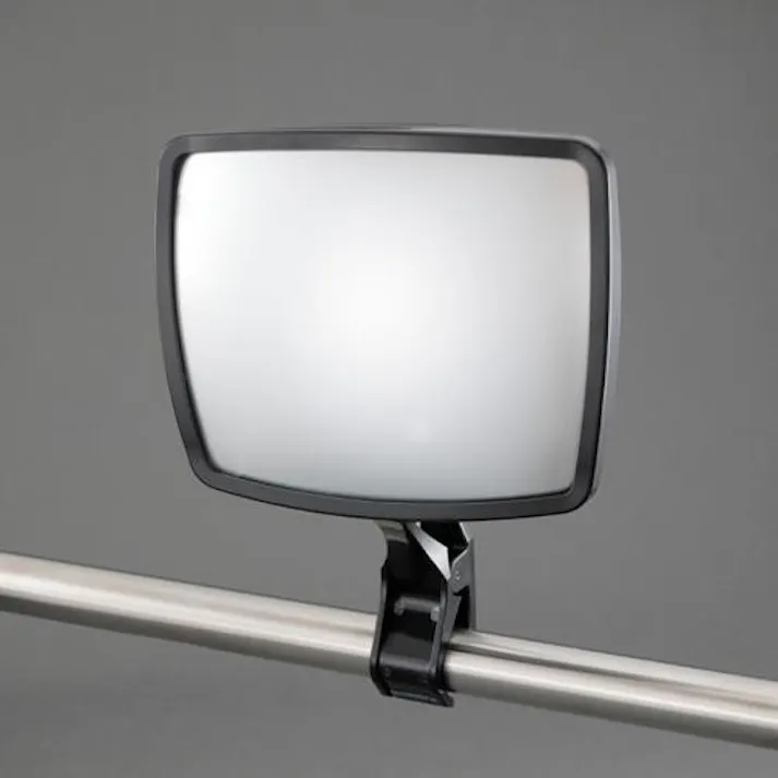 凸面ミラー(クリップタイプ) 160x198mm EA724Z-21 4550061096666【別送品】