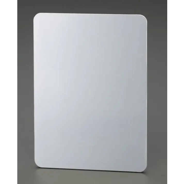 ESCO 295×215mm 平面ミラー(樹脂製/曇り止付) EA724YC-11 4550061158753(CDC)【別送品】