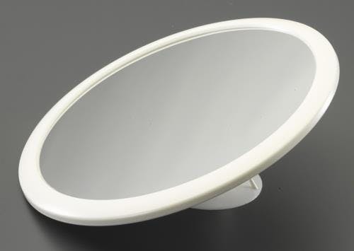 平面ミラー(樹脂製/曇り止付) φ200mm EA724YC-12 4550061158760【別送品】