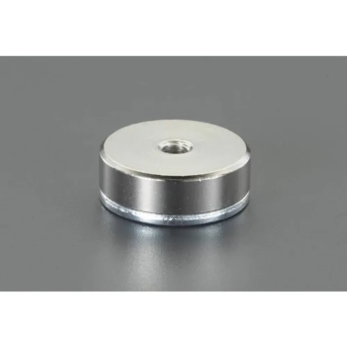 ESCO φ40x 8mm/M6/390N 強力マグネット EA781EN-7 4550061164044(CDC)【別送品】
