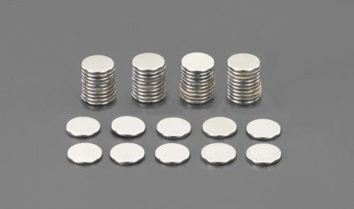 マグネット/S極(粘着付/50個) φ12x1.0mm EA781EE-44 4550061169124