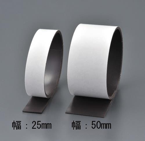 強力マグネット(強粘着付) 50x1mm/1m EA781BR-22 4550061191835【別送品】