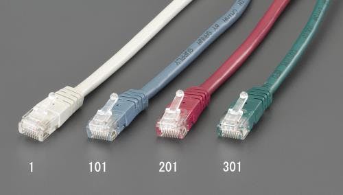 サンワサプライ LANケーブル(カテゴリー5e準拠)(レッド) 2m EA764B-302 4550061215234【別送品】
