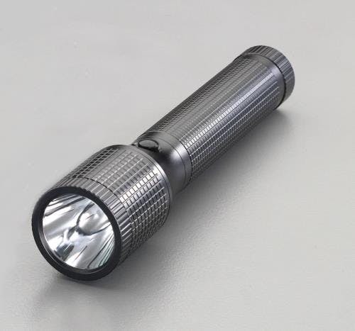 フラッシュライト/LED(黒) [単1x2本] EA758RP-3A 4550061248614【別送品】