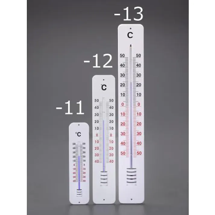 ESCO 630x90mm 温度計(メタルプレート) EA728GE-13 4550061364406(CDC)【別送品】