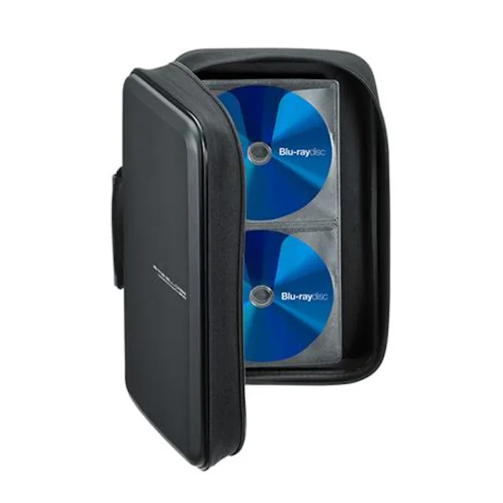 サンワサプライ 180x92x300mm CD/DVD/BDケース(104枚/ブラック) EA762EE-131 4550061368831(CDC)【別送品】