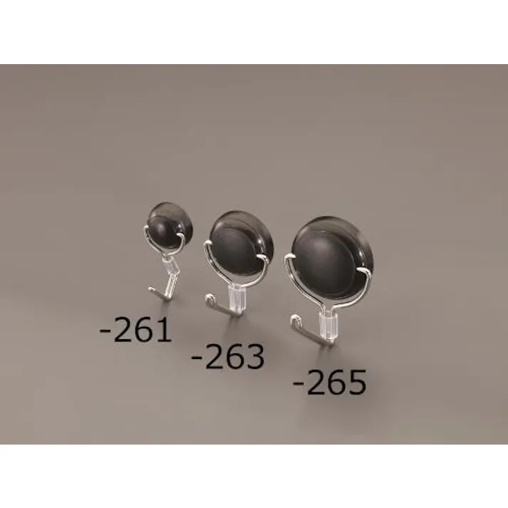 マグエックス マグネットフック(回転フック/ブラック) φ41mm/6.0kg EA762FG-265 4550061369173【別送品】