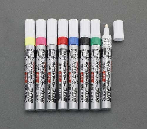 サクラクレパス 油性ペイントマーカーセット(工業用) 8本組[中字] EA765MV-88 4550061371671【別送品】