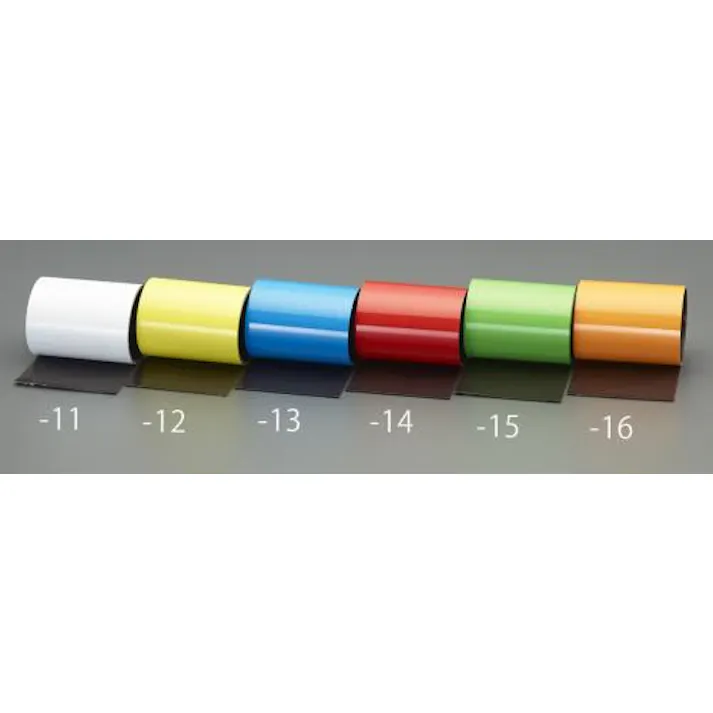 ESCO 100mmx10m マグネットロール(ホワイトボードタイプ/赤) EA781BT-24 4550061372463(CDC)【別送品】