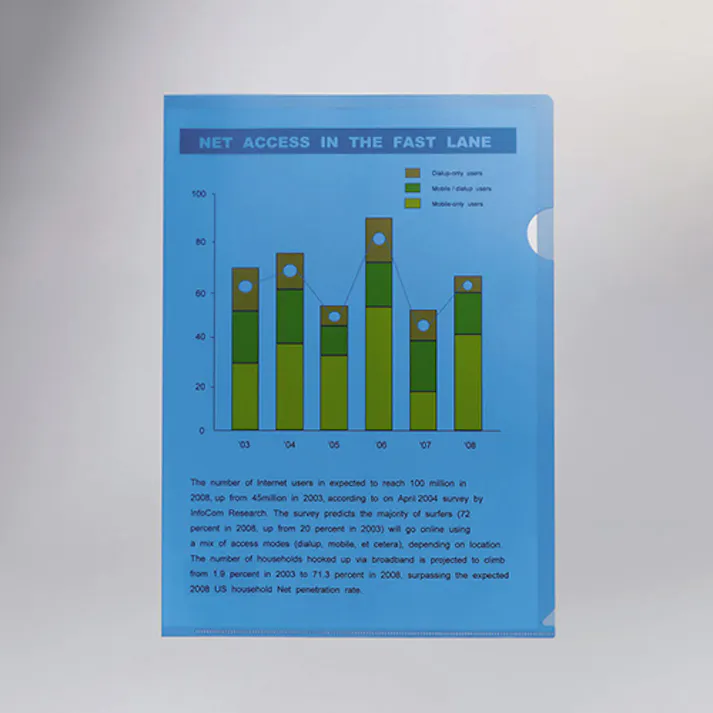 ライオン事務器(LION) PPカラーホルダー(ブルー/5枚) A4 EA762CB-10C 4550061438541【別送品】