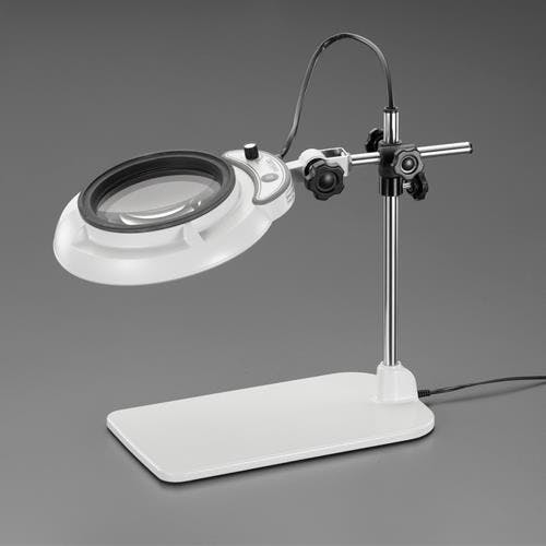 オーツカ光学 拡大鏡(調光LED照明付) x10/85mm EA756TD-3 4550061479148【別送品】