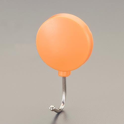 マグネットフック(スイング型/オレンジ) 45x33x82mm EA762FG-283 4550061486658【別送品】